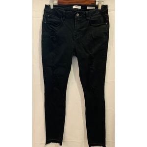 Kensie distressed effortless ankle